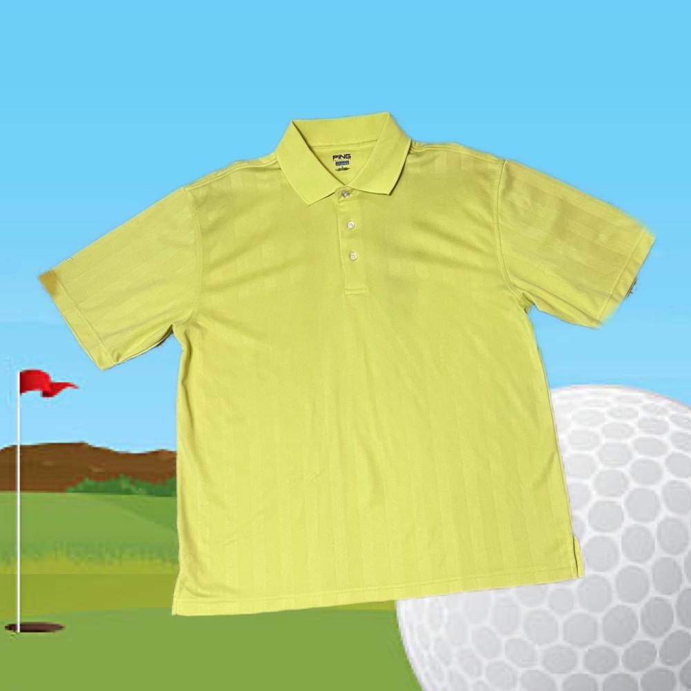 PING Performance Dynamics Golf Shirt for Men Large Green